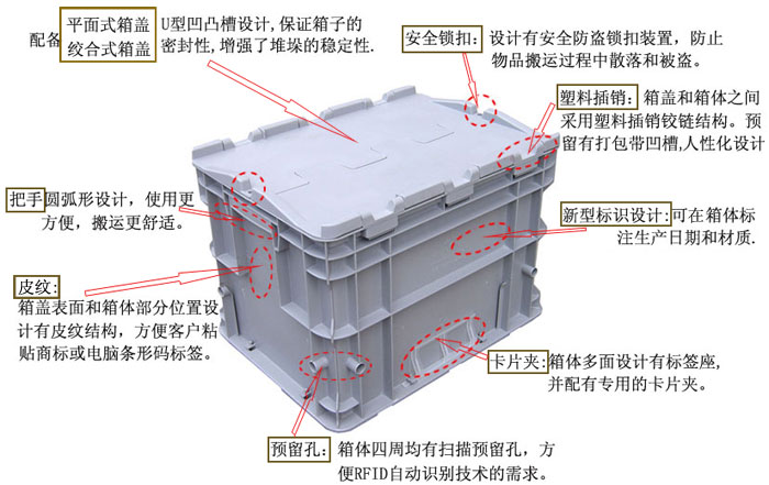 可堆式物流箱